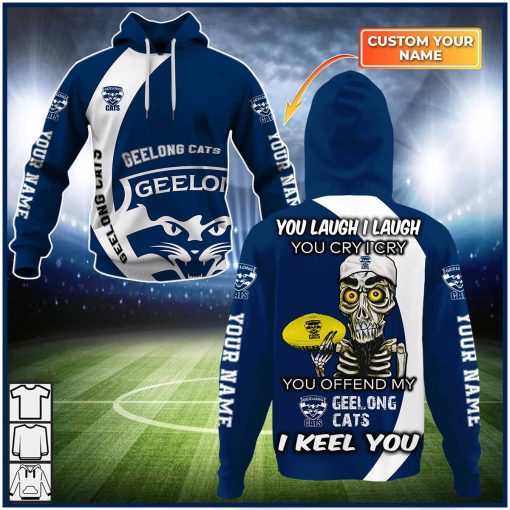 Personalized AFL Geelong Cats – You Laugh I Laugh – CoolGift99