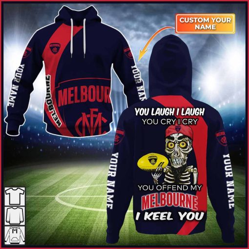 Personalized AFL Melbourne – You Laugh I Laugh – CoolGift99