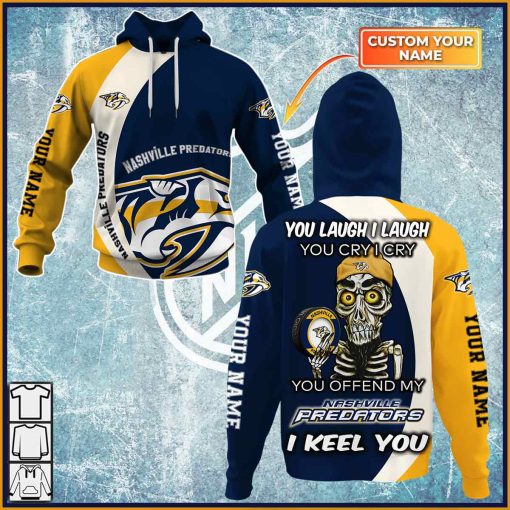 Personalized NHL You laugh i laugh you cry i cry – Nashville Predators – CoolGift99