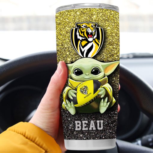 Personalized AFL Richmond Baby Yoda Tumbler – CoolGift99