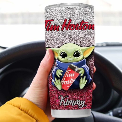 Personalized Tim Hortons Yoda Tumbler  | Coolgift99