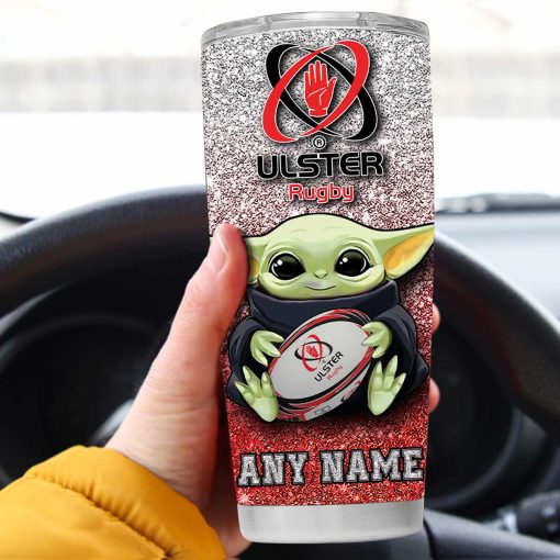 Personalized IRFU ULSTER Rugby Baby Yoda Tumbler – CoolGift99