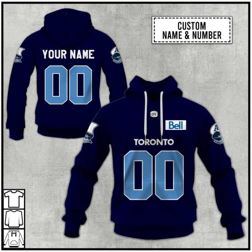 Personalized CFL Toronto Argonauts Jersey 2022 Hoodie | CoolGift99