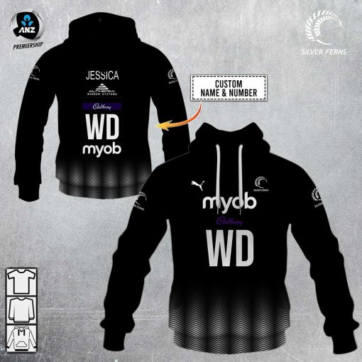 Personalized Netball NZ Silver Ferns 2022 Hoodie | CoolGift99