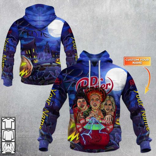 Personalized Dr. Pepper Hocus Pocus HLW Hoodie | SuperGift99
