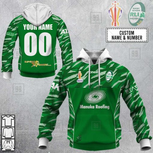 Personalized Rugby League World Cup 2022 – IRELAND Rugby League Jersey Hoodie | CoolGift99