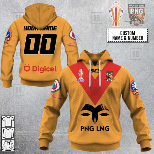 Personalized Rugby League World Cup 2022 – New PAPUA Rugby League Jersey Hoodie | SuperGift99