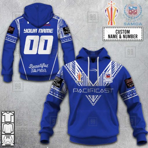 Personalized Rugby League World Cup – Samoa Rugby League Jersey Hoodie | SuperGift99