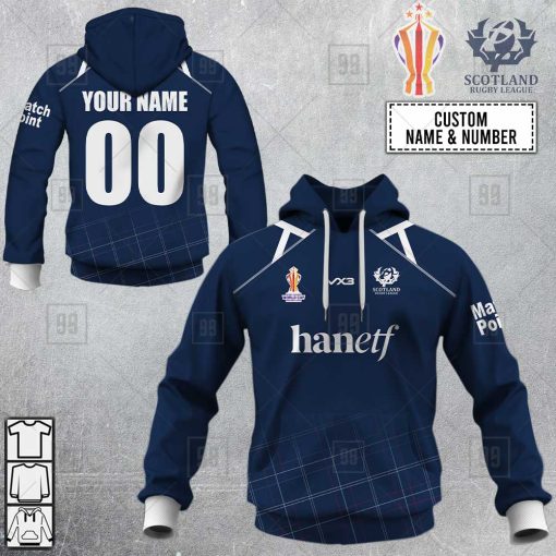 Personalized Rugby League World Cup 2022 – Scotland Rugby League Jersey Hoodie | SuperGift99