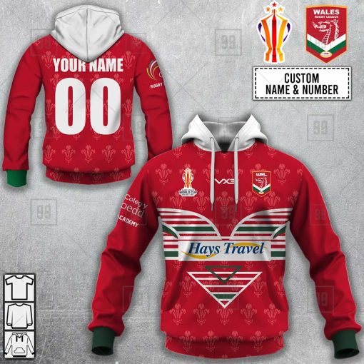 Personalized Rugby League World Cup 2022 – Wales Rugby League Jersey  Hoodie | SuperGift99