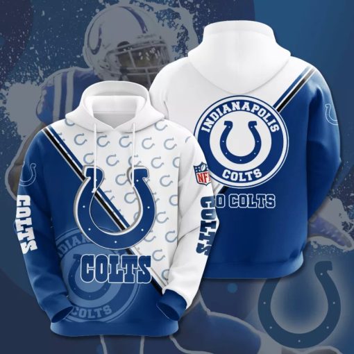 NFL INDIANAPOLIS COLTS 3D TEAM LOGO Hoodie