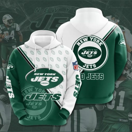 NFL NEW YORK JETS 3D TEAM LOGO Hoodie