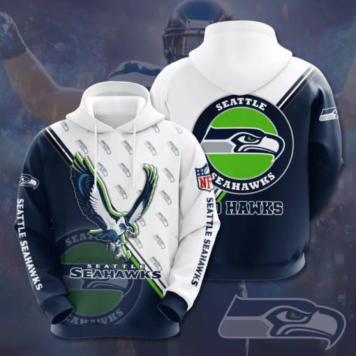 NFL SEATTLE SEAHAWKS 3D TEAM LOGO Hoodie