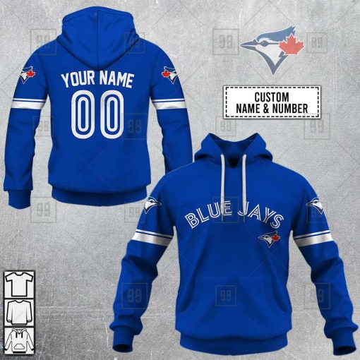 Personalized MLB Toronto Blue Jays 3D Hoodie ALTERNATE 1 Jersey  | SuperGift99