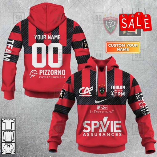 Personalized RC Toulonnais Rugby 2223 Hoodie 3D | CoolGift99