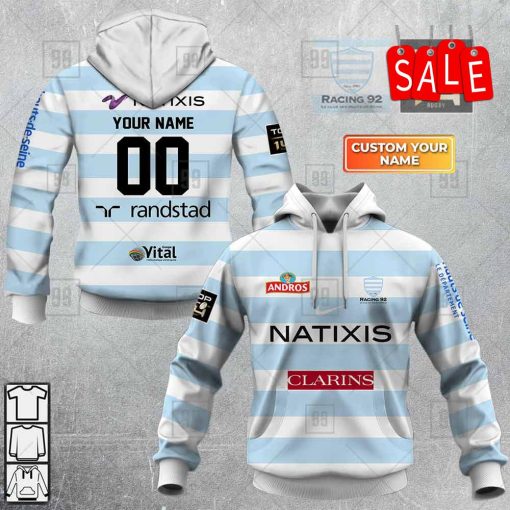 Personalized Racing 92 Rugby 2223 Hoodie 3D | CoolGift99