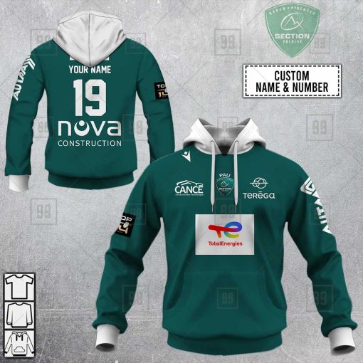 Personalized Section Paloise Rugby 2223 Hoodie 3D | CoolGift99