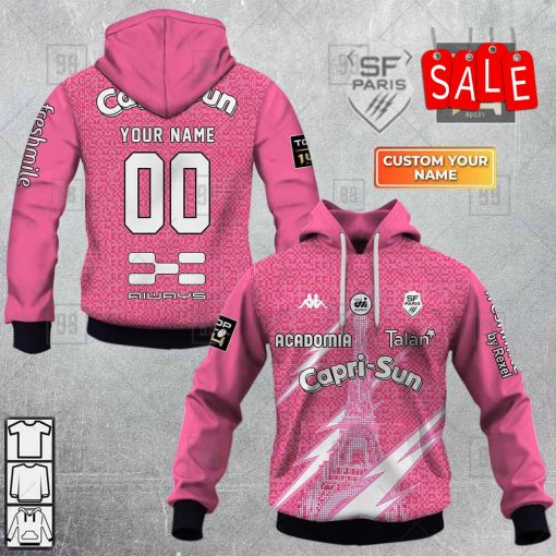 Personalized Stade Francais Paris Rugby 2223 Hoodie 3D | CoolGift99
