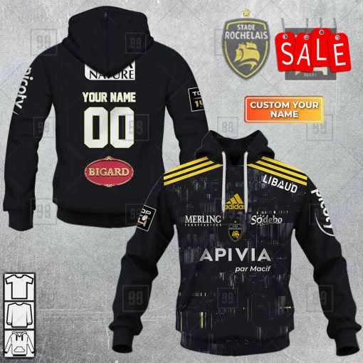 Personalized Stade Rochelais Rugby 2223 Hoodie 3D | CoolGift99