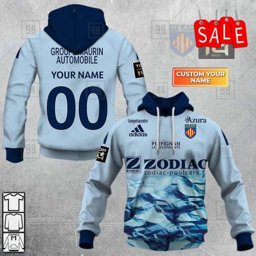 Personalized USA Perpignan Rugby 2223 Hoodie 3D | CoolGift99