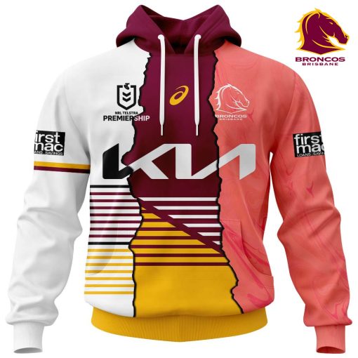 Personalized 2023 NRL Brisbane Broncos Mix Jerseys Hoodie, T Shirt, Zip Hoodie, Sweatshirt | CoolGift99