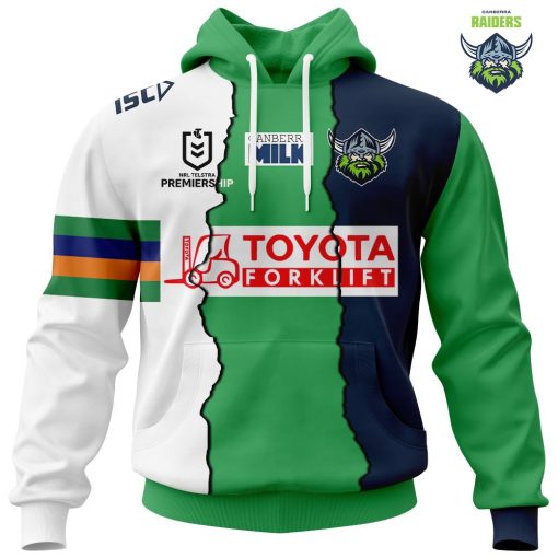 Personalized 2023 NRL Canberra Raiders Mix Jerseys Hoodie, T Shirt, Zip Hoodie, Sweatshirt | CoolGift99