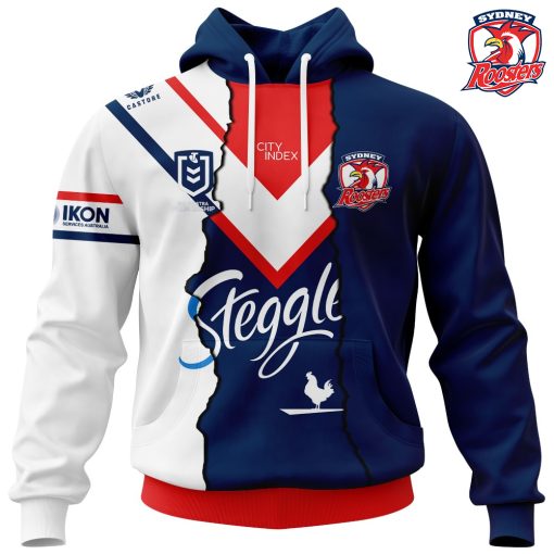 Personalized 2023 NRL Sydney Roosters Mix Jerseys Hoodie, T Shirt, Zip Hoodie, Sweatshirt | CoolGift99