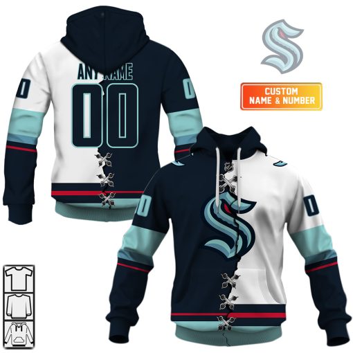 Personalized NHL Seattle Kraken Mix Jersey 2023 Style  Hoodie, T Shirt, Zip Hoodie, Sweatshirt | SuperGift99