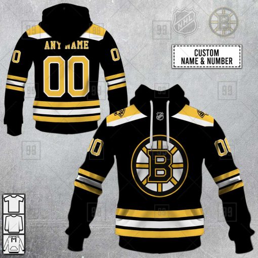 Personalized NHL Boston Bruins Jersey 2023 Style Hoodie, T Shirt, Zip Hoodie, Sweatshirt | SuperGift99