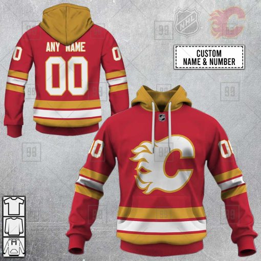 Personalized NHL Calgary Flames Jersey 2023 Style Hoodie, T Shirt, Zip Hoodie, Sweatshirt | SuperGift99