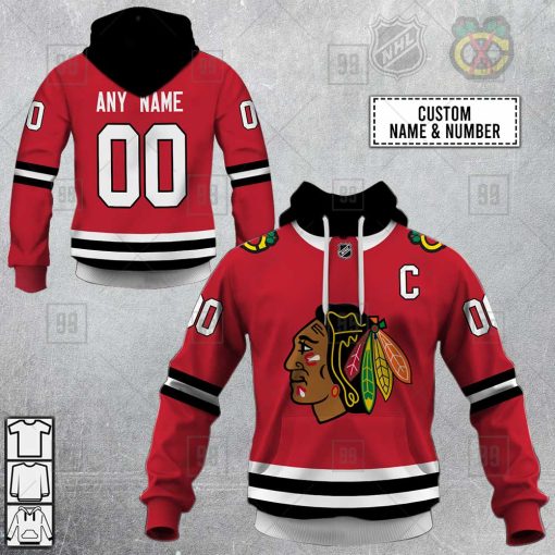 Personalized NHL Chicago Blackhawks Jersey 2023 Style Hoodie, T Shirt, Zip Hoodie, Sweatshirt | SuperGift99