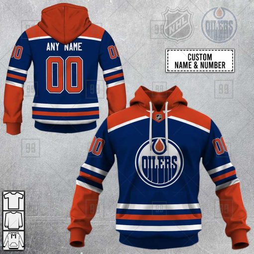 Personalized NHL Edmonton Oilers Jersey 2023 Style Hoodie, T Shirt, Zip Hoodie, Sweatshirt | SuperGift99