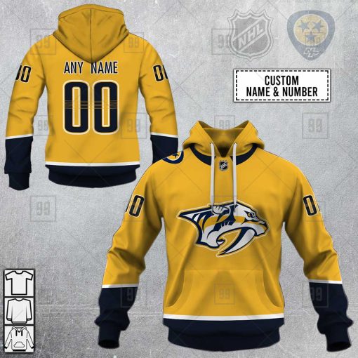 Personalized NHL Nashville Predators Jersey 2023 Style Hoodie, T Shirt, Zip Hoodie, Sweatshirt | SuperGift99