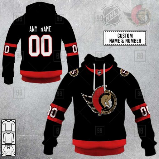 Personalized NHL Ottawa Senators Jersey 2023 Style Hoodie, T Shirt, Zip Hoodie, Sweatshirt | SuperGift99