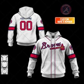 MLB Atlanta Braves Mix Jersey Custom Personalized Hoodie Shirt