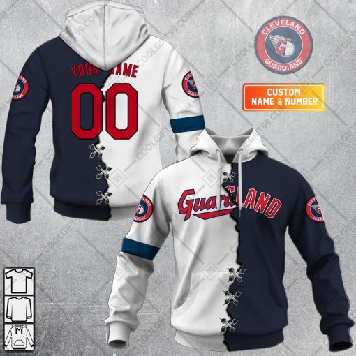 Personalized MLB Cleveland Guardians Mix Jersey Hoodie, T Shirt, Zip Hoodie, Sweatshirt | SuperGift99