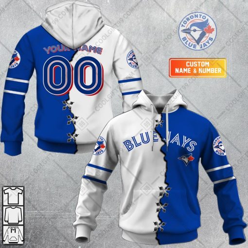 Personalized MLB Toronto Blue Jays Mix Jersey Hoodie, T Shirt, Zip Hoodie, Sweatshirt | SuperGift99