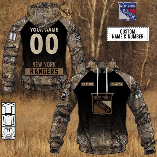 Personalized NHL New York Rangers Camouflage Style Hoodie, T Shirt, Zip Hoodie, Sweatshirt | SuperGift99