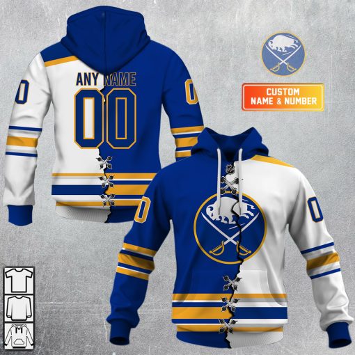 Personalized NHL Buffalo Sabres Mix Jersey 2023 Style  Hoodie, T Shirt, Zip Hoodie, Sweatshirt | SuperGift99