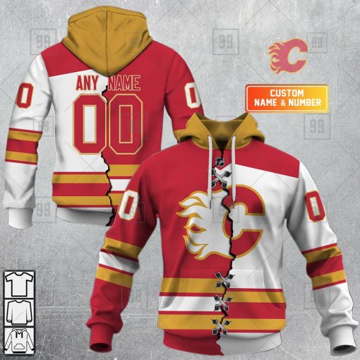 Personalized NHL Calgary Flames Mix Jersey 2023 Style  Hoodie, T Shirt, Zip Hoodie, Sweatshirt | SuperGift99