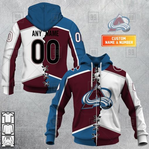 Personalized NHL Colorado Avalanche Mix Jersey 2023 Style  Hoodie, T Shirt, Zip Hoodie, Sweatshirt | SuperGift99