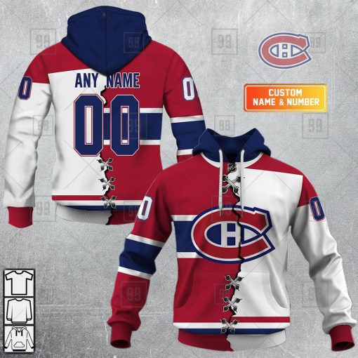 Personalized NHL Montreal Canadiens Mix Jersey 2023 Style  Hoodie, T Shirt, Zip Hoodie, Sweatshirt | SuperGift99