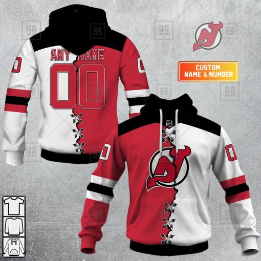Personalized NHL New Jersey Devils Mix Jersey 2023 Style  Hoodie, T Shirt, Zip Hoodie, Sweatshirt | SuperGift99