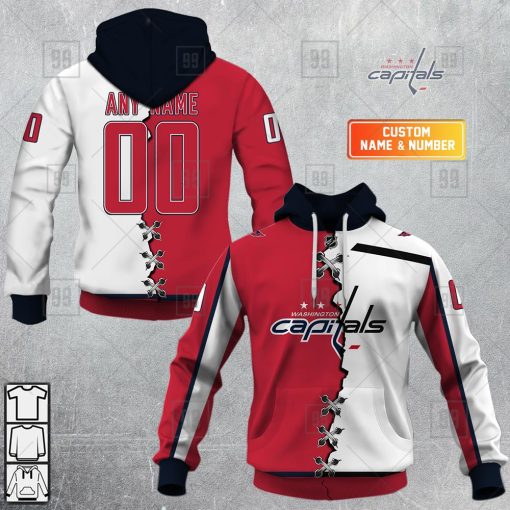 Personalized NHL Washington Capitals Mix Jersey 2023 Style  Hoodie, T Shirt, Zip Hoodie, Sweatshirt | SuperGift99