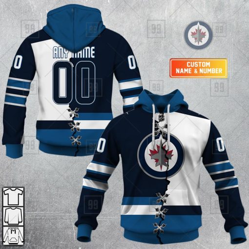 Personalized NHL Winnipeg Jets Mix Jersey 2023 Style  Hoodie, T Shirt, Zip Hoodie, Sweatshirt | SuperGift99