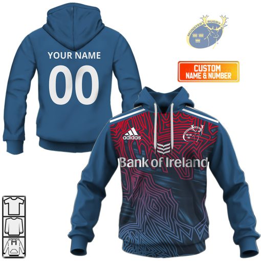 Personalized IRFU Munster Rugby 2023 Away Jersey Style | Hoodie, T Shirt, Zip Hoodie, Sweatshirt