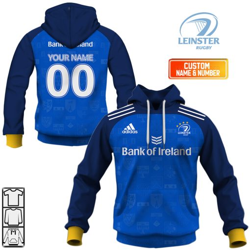 Personalized IRFU Leinster Rugby 2023 HOME Jersey Style | Hoodie, T Shirt, Zip Hoodie, Sweatshirt