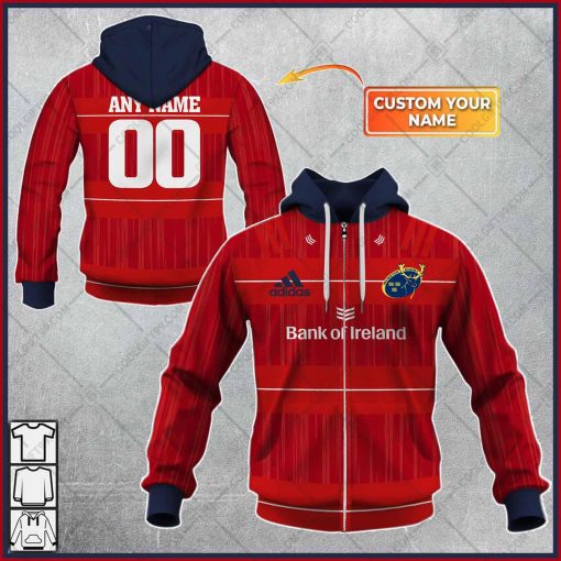 Personalized IRFU Munster Rugby 2023 HOME Jersey Style | Hoodie, T Shirt, Zip Hoodie, Sweatshirt