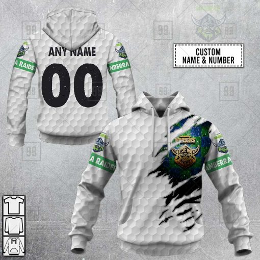 Personalized NRL Canberra Raiders Golf | Hoodie, T Shirt, Zip Hoodie, Sweatshirt