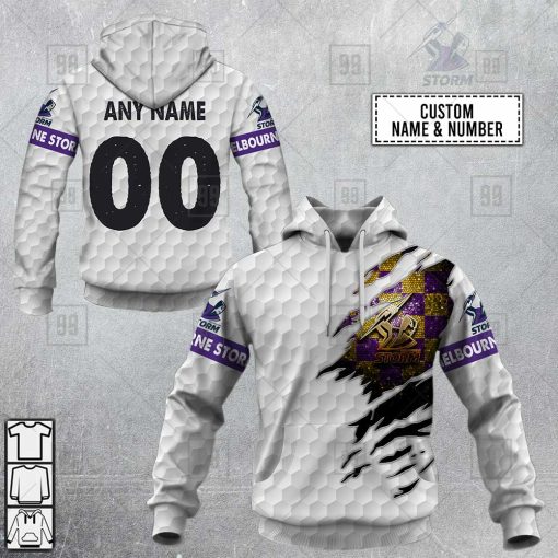 Personalized NRL Melbourne Storm Golf | Hoodie, T Shirt, Zip Hoodie, Sweatshirt